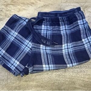 Psycho Bunny Blue Plaid Sleep Lounge Pajama Pants Medium